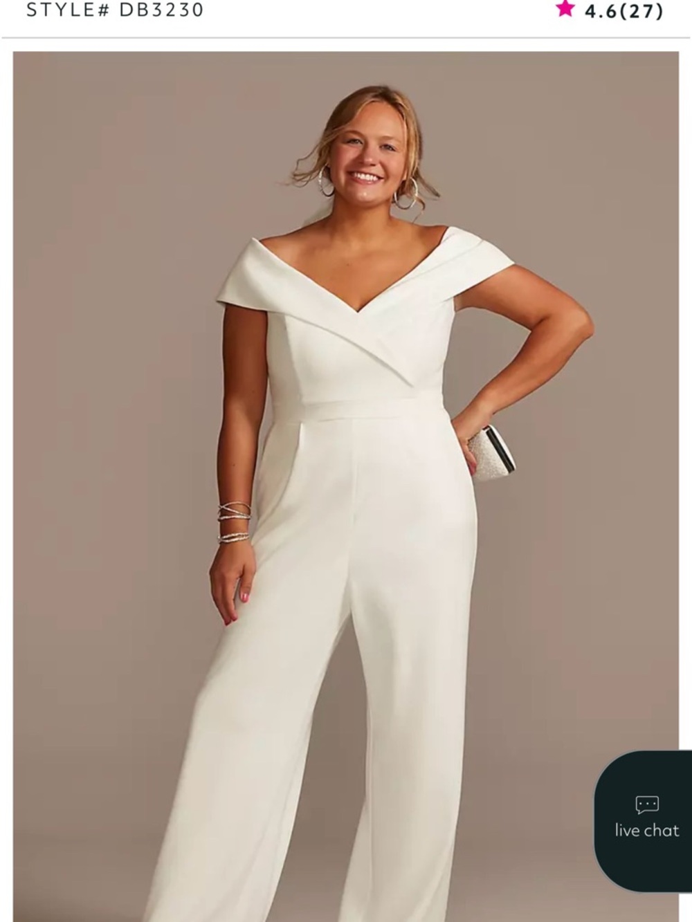 Elegant Off-Shoulder White Jumpsuit with Wide Leg